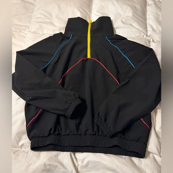 Terez Vision Quarter Zip Windbreaker - Size S (Oversized) - Picture 4 of 10